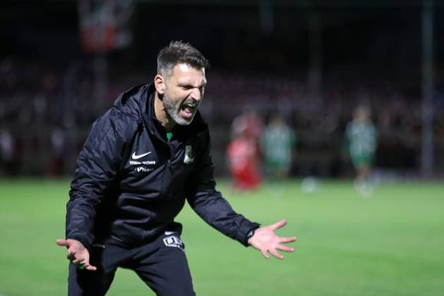 BSG Chemie Leipzig vs FC Rot Weiß Erfurt, Regionalliga Nordost, 16 09 25 Head coach Adrian Alipour Chemie Leipzig emotional Football, Regionalliga Nordost, Season 2025 2026, 8 Matchday BSG Chemie Leipzig vs FC Rot Weiß Erfurt on 16 09 25 at Alfred Kunze Sportpark, Leipzig Leutzsch Copyright: xBEAUTIFULxSPORTS JanxKaeferx