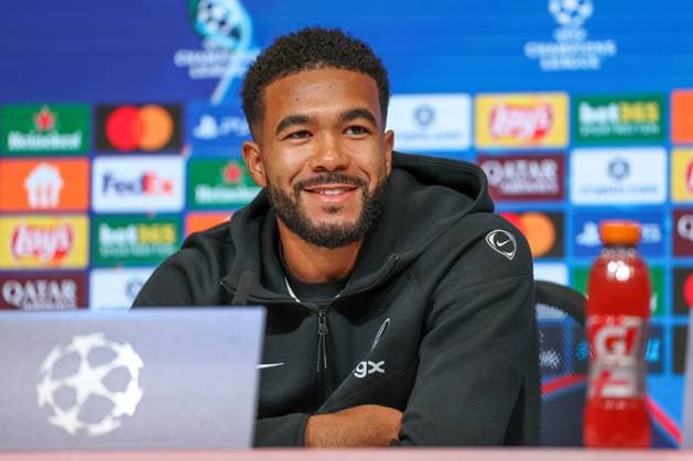 Reece James Chelsea FC, 24 at press conference, GER, International Press Conference, Chelsea FC, Football, UEFA Champions League, League Phase, Matchday 1, 2025 2026 season, 16 09 2025, GER, International Press Conference, Chelsea FC, Football, UEFA Champions League, League Phase, Matchday 1, 2025 2026 season, 16 09 2025 Munich Copyright: xEibner-Pressefoto JennixMaulx EP_JML