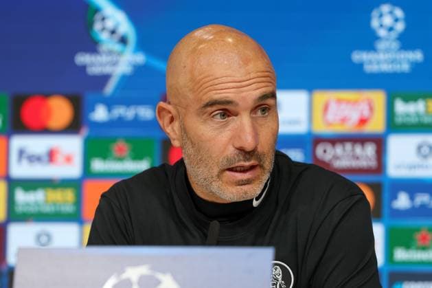 Enzo Maresca Chelsea FC, Head Coach at Press Conference, GER, International Press Conference, Chelsea FC, Football, UEFA Champions League, League Phase, Matchday 1, 2025 2026 Season, 16 09 2025, GER, International Press Conference, Chelsea FC, Football, UEFA Champions League, League Phase, Matchday 1, 2025 2026 Season, 16 09 2025 Munich Copyright: xEibner-Pressefoto JennixMaulx EP_JML