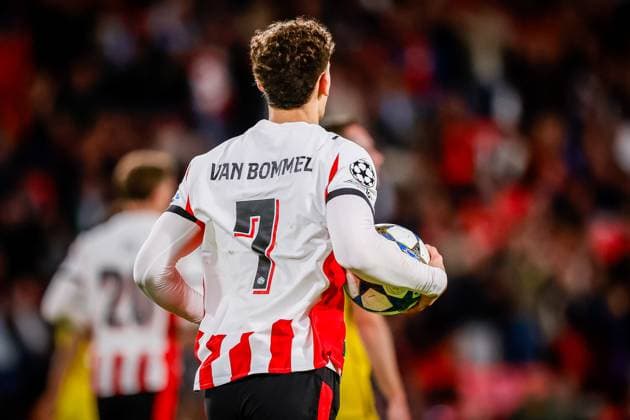 EINDHOVEN , 16-09-2025 , Philips Stadium , season 2025 2026 , UEFA Champions League football , league phase, match between PSV and Union SG , picture shows PSV player Ruben van Bommel after the 1-3 PSV - Union SG  x31054088x Copyright: