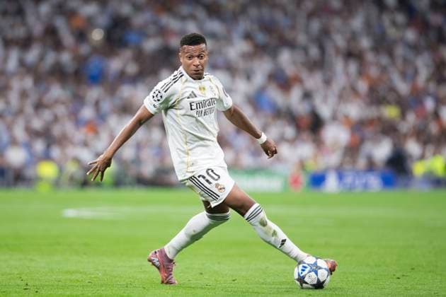 UEFA champions league - Real Madrid vs Marseille MADRID, SPAIN - September 16: Kylian Mbappe of Real Madrid in action during the UEFA champions league 2025 26 match between Real Madrid and Marseille at Santiago Bernabeu Stadium. (Photo by Guillermo Martinez) Madrid Santiago Bernabeu Stadium Spain Copyright: xGuillermoxMartinezx