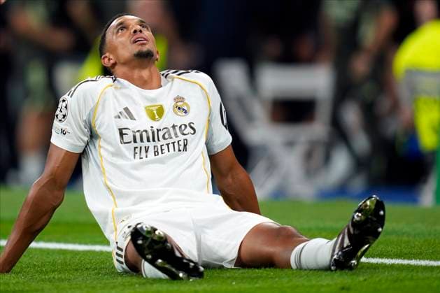 ESP: Real Madrid v Olympique de Marseille. UEFA Champions League. Matchday 1. Trent Alexander-Arnold of Real Madrid CF during the UEFA Champions League match, between Real Madrid and Olympique de Marseille, matchday 1, played at Santiago Bernabeu Stadium on September 16, 2025 in Madrid, Spain. kpng Copyright: xCesarxCebollax xPRESSINx PS_250916_RMA_MAR_727