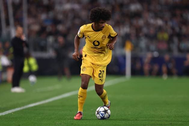 Juventus v Borussia Dortmund - UEFA Champions League 2025 26 League Phase MD1 Karin Adeyemi of Borussia Dortmund in action during the UEFA Champions League Phase MD1 match between Juventus Fc and Borussia Dortmund at Allianz Stadium on September 16, 2025 in Turin, Italy . Torino Allianz Stadium Italy Copyright: xMarcoxCanonierox