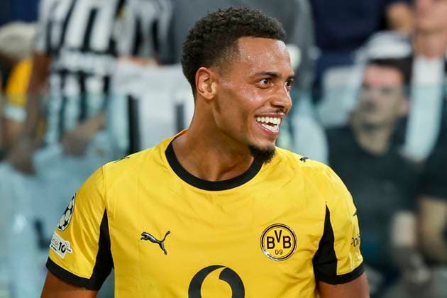 Felix Nmecha Borussia Dortmund celebrates scoring his teams second goal, UEFA Champions League 2025 26 League Phase MD1, Juventus v Borussia Dortmund, Juventus Stadium, September 16, 2025 in Turin, Italy Photo by Marco Steinbrenner DeFodi Images Felix Nmecha Borussia Dortmund celebrates after scoring his teams second goal, UEFA Champions League 2025 26 League Phase MD1, Juventus v Borussia Dortmund, Juventus Stadium, September 16, 2025 in Turin, Italy Photo by Marco Steinbrenner DeFodi Images