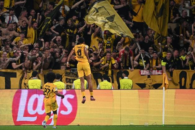 Cm Torino 16 09 2025 - Champions League Juventus-Borussia Dortmund foto Cristiano Mazzi Image nella foto: esultanza gol Felix Nmecha 