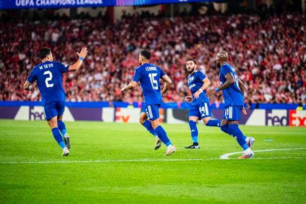 September 16, 2025, Lisbon, Lisbon, Portugal: Players of Qarabag FK celebrations after scoring a goal, during the UEFA Champions League Group Stage - Round 1, between SL Benfica vs Qarabag Fk at Luz Stadium, Lisbon, on September 16, 2025 Lisbon Portugal - ZUMAr200 20250916_zsp_r200_008 Copyright: xNunoxReisinhox