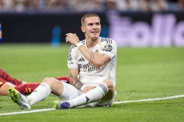 Real Madrid x Marseille Mastantuomo (Real Madrid) in action during the game against Marseille valid for Champions League at the Santiago Bernabeu stadium, in Madrid, today September 16, 2025. Copyright: xx 0L3A6647