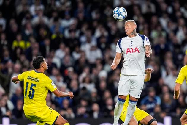September 16, 2025, London, London, England: Richarlison of Tottenham Hotspur in action during the UEFA Champions League 2025 26 League Phase MD1 match between Tottenham Hotspur and Villarreal CF at Tottenham Hotspur Stadium on September 16, 2025, in London, England. London England - ZUMAa181 20250916_zaa_a181_166 Copyright: xDennisxAgyemanx
