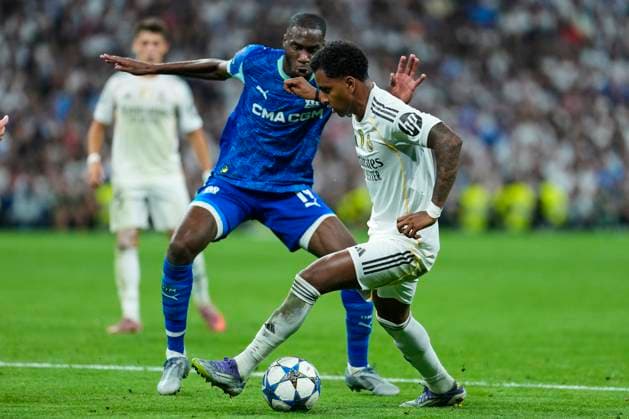 Rodrygo of Real Madrid CF during the UEFA Champions League match between Real Madrid CF and Olimpique Marsella, on September 16, 2025 - 16 09 2025 - Spain Madrid Madrid -  LGMx xLexPictorium LePictorium_0314592