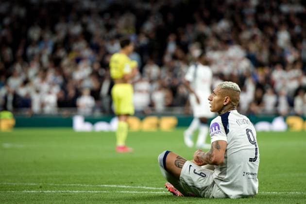 London, England, September 16 2025: Richarlison (9 Tottenham Hotspur) during the UEFA Champions League game between Tottenham Hotspur and Villarreal at Tottenham Hotspur Stadium in London, England. (Photo by Pedro Porru Sports Press Photo SPP) Copyright: xPedroxPorrux xSPPx Sportspressphoto_SPR27145