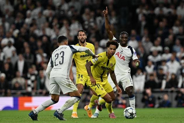 Tottenham Hotspur v Villarreal CF - UEFA Champions League LONDON, UNITED KINGDOM - SEPTEMBER 16: Pedro Porro (23) of Tottenham in action during the UEFA Champions League football match between Tottenham Hotspur and Villarreal CF at Tottenham Hotspur Stadium on September 16, 2025 in London, United Kingdom. Rasid Necati Aslim Anadolu London United Kingdom. Editorial use only. Please get in touch for any other usage.  Copyright: x2025xAnadoluxRasidxNecatixAslimx