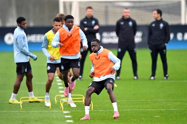 Club Brugge v Monaco - UEFA Champions League Media Activities 17 09 2025 WESTKAPELLE, BELGIUM - SEPTEMBER 17 : Forbs Carlos forward of Club Brugge pictured during a training session ahead of the UEFA Champions League 2025 26 League Phase MD1 match between Club Brugge and Monaco on September 17, 2025 in Westkapelle, Belgium, 17 09 2025 Westkapelle Belgium  Copyright: xNicoxVereeckenx