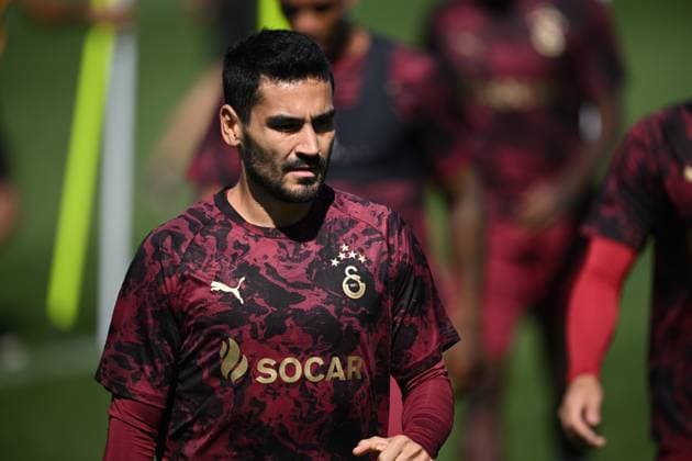 Ahead of UEFA Champions League: Eintracht Frankfurt v Galatasaray ISTANBUL, TURKIYE - SEPTEMBER 17: Ilkay Gundogan of Galatasaray attends training session at Metin Oktay Facilities in Istanbul, Turkiye on September 17, 2025, ahead of UEFA Champions League football match between Eintracht Frankfurt and Galatasaray to be held at Deutsche Bank Park, in Frankfurt, Germany. Abdullah Guclu Anadolu Istanbul Turkey. Editorial use only. Please get in touch for any other usage.  Copyright: x2025xAnadoluxAbdullahxGuclux