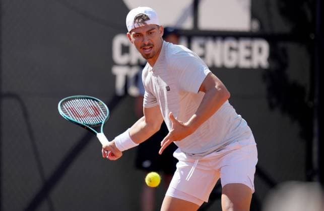 TENNIS - ATP, Tennis Herren Layjet Open BAD WALTERSDORF,AUSTRIA,17.SEP.25 - TENNIS - ATP Challenger Tour, Layjet Open. Image shows Marko Topo (GER).  GEPAxpictures xMichaelxRiedler