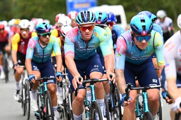 Grand Prix de Wallonie 2025 Cycling Race NAMUR, BELGIUM - SEPTEMBER 17 : rider of XDS Astana Team during the 66th edition of Grand Prix de Wallonie an UCI ProSeries 1.Pro one day cycling road race for Men Elite of 187 km with start in Dison and finish in Citadelle de Namur on September 17, 2025 in Namur, Belgium, 17 09 2025 ( Motordriver Stefan Boone - Namur Belgium  Copyright: xVincentxKalutx