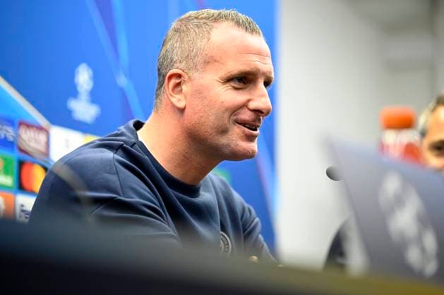 Club Brugge v Monaco - UEFA Champions League Media Activities 17 09 2025 BRUGGE, BELGIUM - SEPTEMBER 17 : Hayen Nicky head coach of Club Brugge talking to the press during a press conference, PK, Pressekonferenz ahead of the UEFA Champions League 2025 26 League Phase MD1 match between Club Brugge and Monaco on September 17, 2025 in Brugge, Belgium, 17 09 2025 Brugge Belgium  Copyright: xNicoxVereeckenx