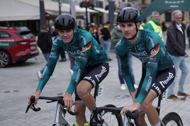 Cycling Tour de Luxembourg 2025 17 09 2025, Cyclisme, Cycling, Tour de Luxembourg, Tour of Luxembourg, 2025, Luxembourg, vl Pepe AlbrechtREMBE rad net Jermaine ZemkeREMBE rad net
