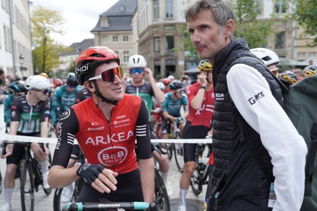 Cycling Tour de Luxembourg 2025 17 09 2025, Cyclisme, Cycling, Tour de Luxembourg, Tour of Luxembourg, 2025, Luxembourg, vl Michel RiesArkea B B Hotels with Frank Schleck