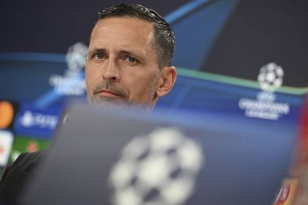 Ahead of Eintracht Frankfurt v Galatasaray - UEFA Champions League HESSE, GERMANY - SEPTEMBER 17: Head Coach of Eintracht Frankfurt Dino Toppmoller attends a press conference, PK, Pressekonferenz ahead of UEFA Champions League football match against Galatasaray in Hesse, Germany on September 17, 2025. Halil Sagirkaya Anadolu Hesse Germany. Editorial use only. Please get in touch for any other usage.  Copyright: x2025xAnadoluxHalilxSagirkayax