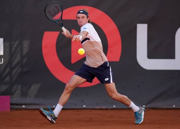 TENNIS - ATP, Tennis Herren Layjet Open BAD WALTERSDORF,AUSTRIA,17.SEP.25 - TENNIS - ATP Challenger Tour, Layjet Open. Image shows Lukas Neumayer (AUT).  GEPAxpictures xMichaelxRiedler