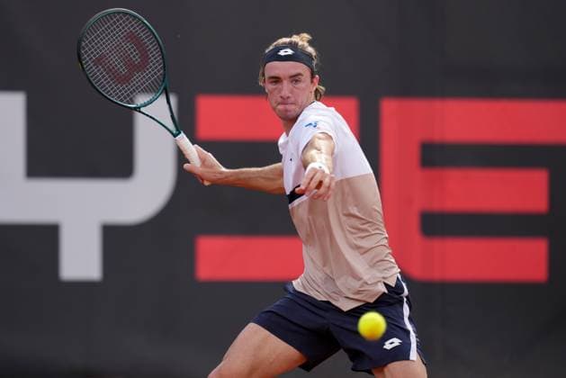 TENNIS - ATP, Tennis Herren Layjet Open BAD WALTERSDORF,AUSTRIA,17.SEP.25 - TENNIS - ATP Challenger Tour, Layjet Open. Image shows Lukas Neumayer (AUT).  GEPAxpictures xMichaelxRiedler