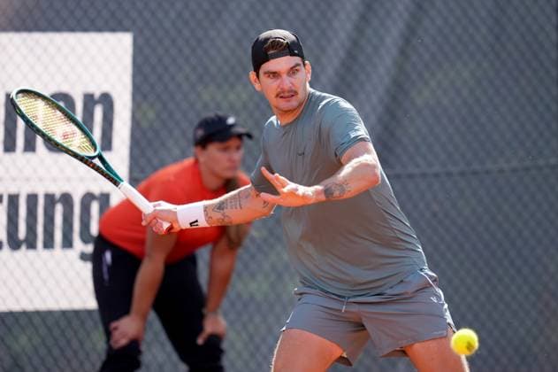 TENNIS - ATP, Tennis Herren Layjet Open BAD WALTERSDORF,AUSTRIA,17.SEP.25 - TENNIS - ATP Challenger Tour, Layjet Open. Image shows Thiago Seyboth Wild (BRA).  GEPAxpictures xMichaelxRiedler