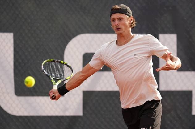 TENNIS - ATP, Tennis Herren Layjet Open BAD WALTERSDORF,AUSTRIA,17.SEP.25 - TENNIS - ATP Challenger Tour, Layjet Open. Image shows Hynek Barton (CZE).  GEPAxpictures xMichaelxRiedler