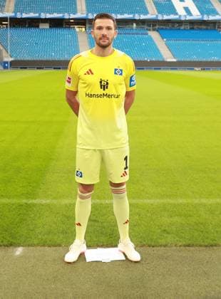 official portrait appointment club Hamburger SV 2025 2026 Daniel Heuer Fernandes Hamburger SV 1 17 09 2025, sports hall, Hamburg, official portrait appointment club Hamburger SV 2025 2026 nordphotoxGmbHxx xHoyer nph00001