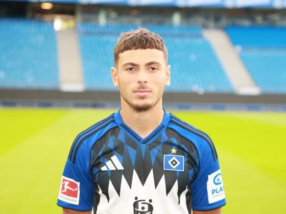 official portrait appointment club Hamburger SV 2025 2026 William Mikelbrencis Hamburger SV 2 17 09 2025, Sporthalle, Hamburg, official portrait appointment club Hamburger SV 2025 2026 nordphotoxGmbHxx xHoyer nph00001