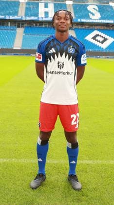 official portrait appointment club Hamburger SV 2025 2026 Aboubaka Soumahoro Hamburger SV 22 17 09 2025, Sporthalle, Hamburg, official portrait appointment club Hamburger SV 2025 2026 nordphotoxGmbHxx xHoyer nph00001