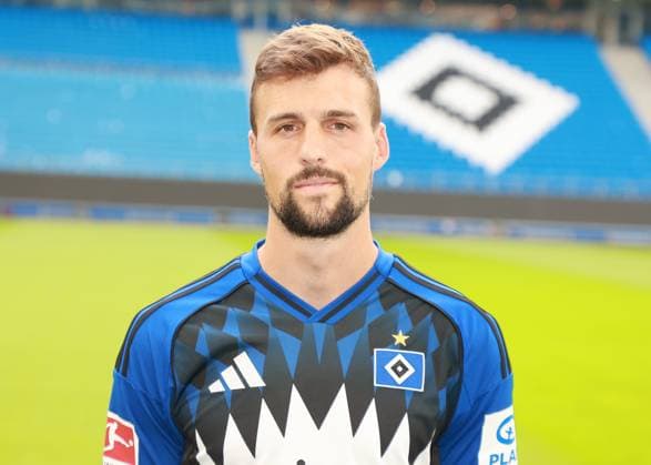 official portrait appointment club Hamburger SV 2025 2026 Jonas Meffert Hamburger SV 23 17 09 2025, Sporthalle, Hamburg, official portrait appointment club Hamburger SV 2025 2026 nordphotoxGmbHxx xHoyer nph00001
