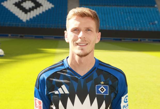 official portrait appointment club Hamburger SV 2025 2026 Emir Sahiti Hamburger SV 29 17 09 2025, Sporthalle, Hamburg, official portrait appointment club Hamburger SV 2025 2026 nordphotoxGmbHxx xHoyer nph00001