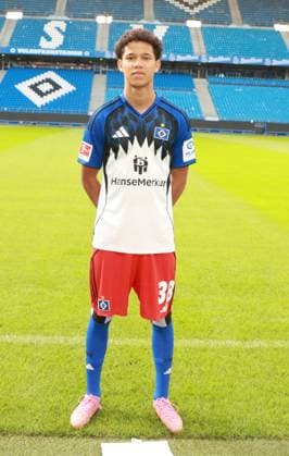 official portrait appointment club Hamburger SV 2025 2026 Alexander Rossing Lelesiit Roessing Lelesiit Hamburger SV 38 17 09 2025, Sporthalle, Hamburg, official portrait appointment club Hamburger SV 2025 2026 nordphotoxGmbHxx xHoyer nph00001