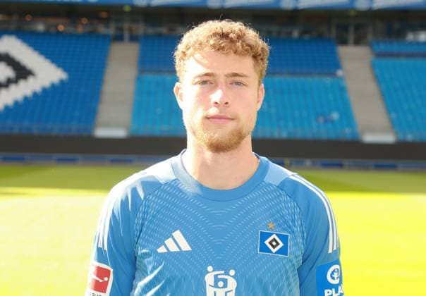 official portrait appointment club Hamburger SV 2025 2026 Hannes Hermann Hamburger SV 40 17 09 2025, sports hall, Hamburg, official portrait appointment club Hamburger SV 2025 2026 nordphotoxGmbHxx xHoyer nph00001