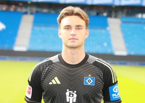 official portrait appointment club Hamburger SV 2025 2026 Fernando Dickes Hamburger SV 41 17 09 2025, sports hall, Hamburg, official portrait appointment club Hamburger SV 2025 2026 nordphotoxGmbHxx xHoyer nph00001