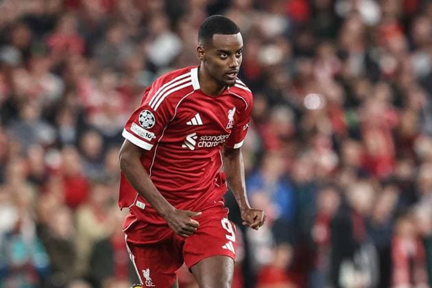 UEFA Champions League, League Stage Liverpool v Atletico Madrid Alexander Isak of Liverpool during the UEFA Champions League, League Stage Liverpool vs Atletico Madrid at Anfield, Liverpool, United Kingdom, 17th September 2025 (Photo by Alfie Cosgrove News Images) Liverpool Anfield Merseyside United Kingdom Copyright: xAlfiexCosgrove NewsxImagesx