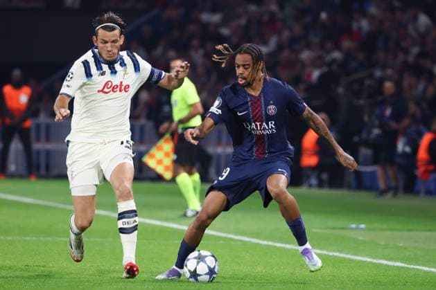 FOOTBALL : Paris Saint Germain Vs Atalanta - Ligue des Champions - 17 09 2025 Bradley Barcola (PSG) ParisFrance  Copyright: xMichtofx