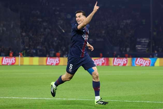 FOOTBALL : Paris Saint Germain Vs Atalanta - Ligue des Champions - 17 09 2025 Joie - Fabian Ruiz (PSG) ParisFrance  Copyright: xMichtofx