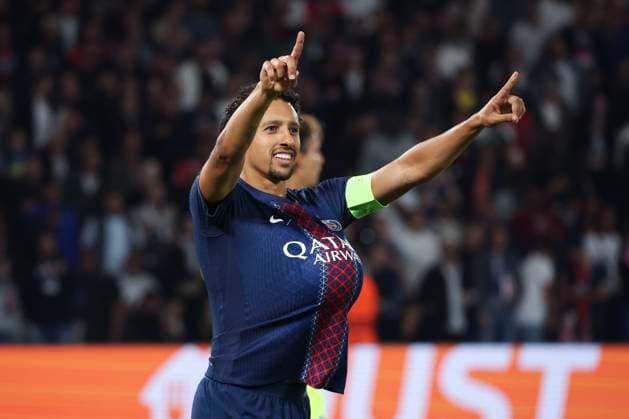 FOOTBALL : Paris Saint Germain Vs Atalanta - Ligue des Champions - 17 09 2025 Joie - Marquinhos (PSG) ParisFrance  Copyright: xMichtofx