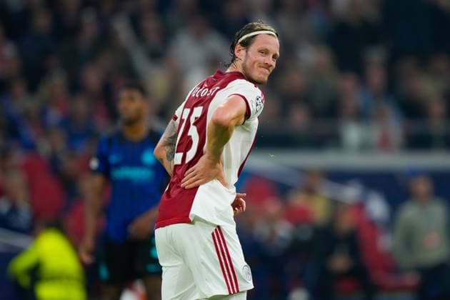 AMSTERDAM, 23-08-2025, Johan Cruijff ArenA ,season 2025 2026 , UEFA Champions League football , league phase, .Match between Ajax and Inter Milan , Picture shows Ajax player Wout Weghorst Ajax - Inter  x31066423x Copyright: