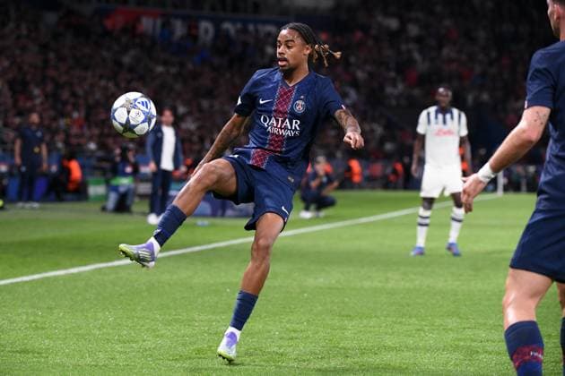 Paris Saint-Germain v Atalanta BC - UEFA Champions League 2025 2026 29 Bradley BARCOLA (psg) during the UEFA Champions League 2025 2026 match between Paris and Atalanta at Parc des Princes on September 17, 2025 in Paris, France. Paris France  Copyright: xFEPx 776382821