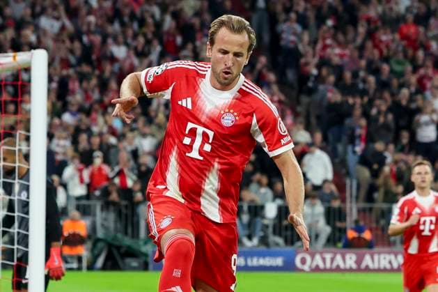 Harry Kane FC Bayern Muenchen celebrates scoring his teams second goal, UEFA Champions League 2025 26 League Phase MD1, FC Bayern München v Chelsea FC, Football Arena Munich, September 17, 2025 in Munich, Germany Photo by Marco Steinbrenner DeFodi Images Harry Kane FC Bayern Muenchen celebrates after scoring his teams second goal, UEFA Champions League 2025 26 League Phase MD1, FC Bayern München v Chelsea FC, Football Arena Munich, September 17, 2025 in Munich, Germany Photo by Marco Steinbrenner DeFodi Images