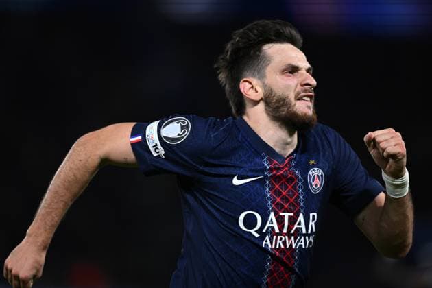 Mg Parigi (Francia) 17 09 2025 - Champions League Paris Saint Germain-Atalanta foto Matteo Gribaudi Image nella foto: esultanza gol Khvicha Kvaratskhelia 