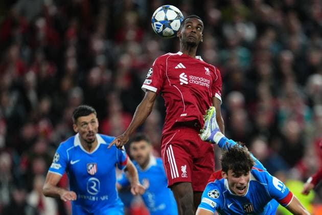 250917 Alexander Isak of Liverpool during the Champions League football match between Liverpool and Atletico Madrid on September 17, 2025 in Liverpool Photo Bagu Blanco BILDBYRAN kod XY XY0075 fotboll football soccer fotball uefa champions league champions league liverpool atletico madrid bbeng  Copyright: BAGUxBLANCO BB250917ZB032
