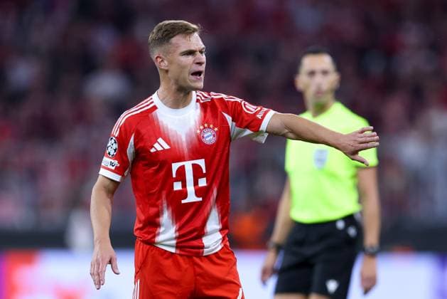 Soccer Champions League 1 Matchday FC Bayern Munich FC Chelsea on 17 09 2025 at the Allianz Arena in Munich Joshua Kimmich Munich xMSx