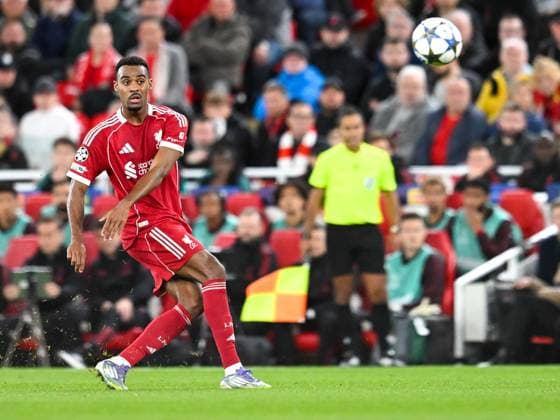 Liverpool v Atletico Madrid UEFA Champions League Ryan Gravenberch of Liverpool passes the ball during the UEFA Champions League match at Anfield, Liverpool UK Newspapers OUT Copyright: xKarlxVallantinex FIL-22236-0028