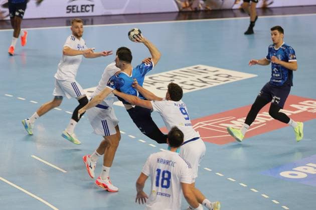 PLOCK 17.09.2025 LIGA MISTRZOW ORLEN WISLA PLOCK - HC ZAGRZEB HANDBALL EHF CHAMPIONS LEAGUE ORLEN WISLA PLOCK - RK ZAGREB NZ MITJA JANC FOT. MARCIN BRYJA 400MM.PL NEWSPIX.PL --- newspix.pl POLAND OUT! 
