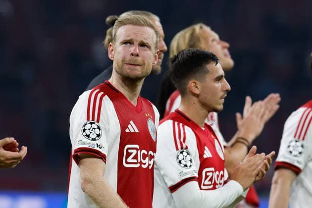 AMSTERDAM , 17-09-2025 , JohanCruyff Arena , season 2025 2026 , UEFA Champions League football , League phase Matchday 1 , match between Ajax and Inter Milan , picture shows Ajax player Davy Klaassen Ajax - Inter  x31067733x Copyright: