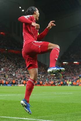 Virgil van Dijk of Liverpool celebrates scoring their sides third goal Liverpool v Atletico Madrid, UEFA Champions League, Group Stage, Football, Anfield, Liverpool, UK - 17 Sep 2025Liverpool Anfield United Kingdom EDITORIAL USE ONLY No use with unauthorised audio, video, data, fixture lists, club league logos or live services. Online in-match use limited to 120 images, no video emulation. No use in betting, games or single club league player publications. Copyright: xPhilxOldham Shutterstockx 15481355ct
