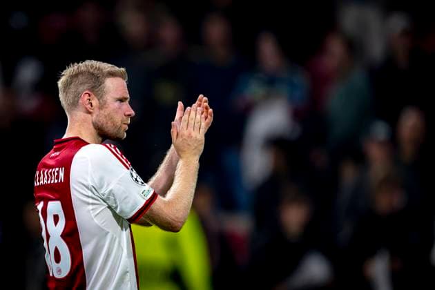 AFC Ajax Amsterdam midfielder Davy Klaassen during the match FOOTBALL CHAMPIONS LEAGUE AJAX vs MILAN at the Johan Cruijff ArenA for the Champions League phase Matchday 1 season 2025 2026 in AMSTERDAM, Netherlands on 117 september 2025, photo by Stefan Koop EYE4images DeFodi Images